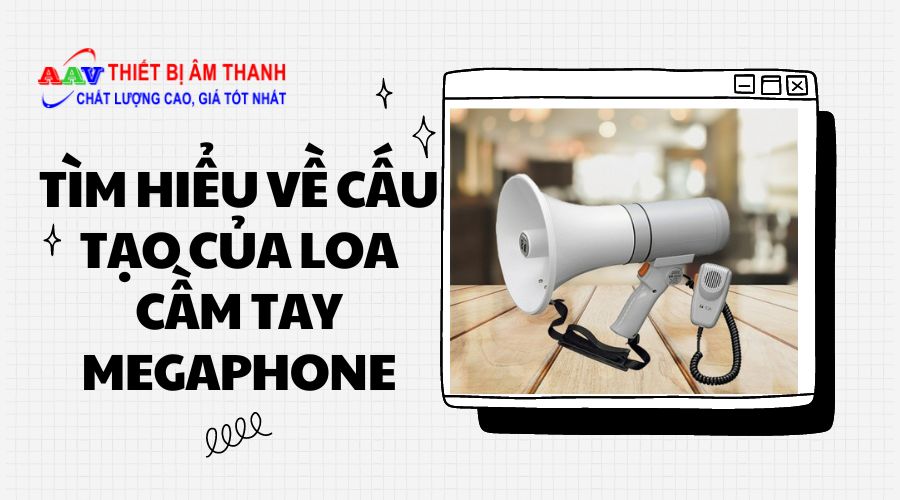 Cấu tạo của loa cầm tay megaphone